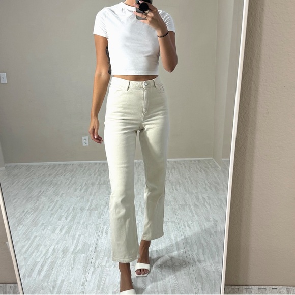 Aritzia Wilfred Straight Cropped Jeans - Picture 5 of 12